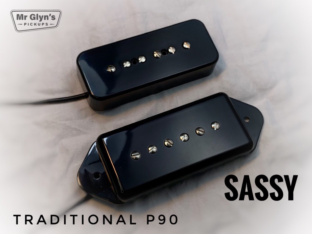 The Sassy is a traditional full fat P90 pickup by Mr Glyn's Pickups