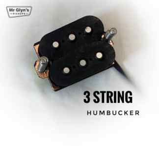 3 string humbucker pickup for cigar box guitars