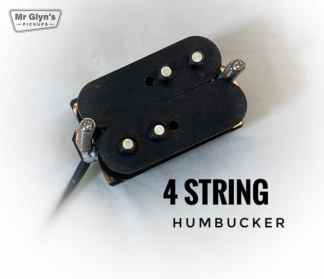 4 string humbucker guitar pickup for cigar box and ukulele
