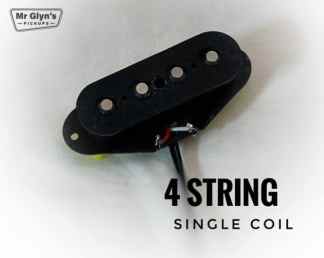 4 string single coil guitar pickup. Cigar box guitar and steel strung ukulele