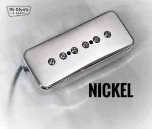 Soapbar P90 pickup with nickel cover